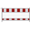 Panel fence | according to TL | film RA1/A | length: 2.00 m | red / white